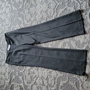 Ann Taylor Factory Signature Trouser Pants Black Herringbone 8 New